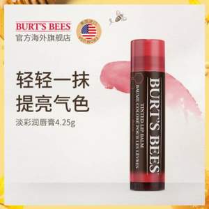 BURT'S BEES 小蜜蜂 天然淡彩润唇膏 2支