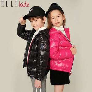 2020秋冬新款，ELLE Kids 儿童轻薄羽绒服外套（110~160码）多色