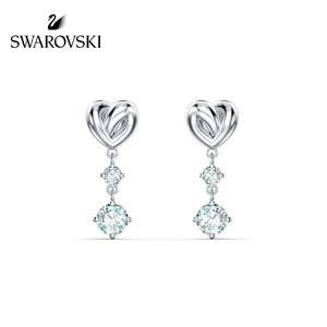 <span>降202元白菜！</span>孫藝珍同款，Swarovski 施華洛世奇 LIFELONG HRT 繩結(jié)愛心耳環(huán) 5517943