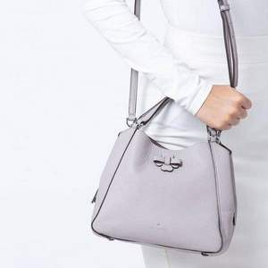 Kate Spade 凱特絲蓓 Talia 小號四葉草真皮手提斜挎包