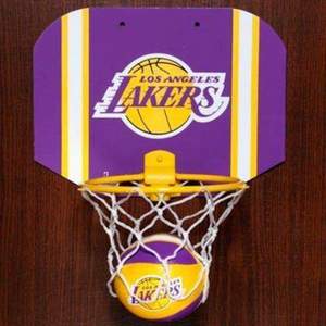 NBA官方授權(quán)，Rawlings Slam Dunk Softee Hoop Set 迷你籃網(wǎng)籃球扣籃套裝
