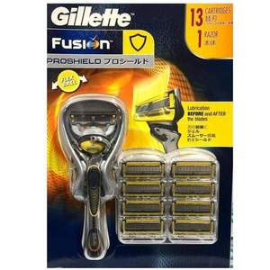 直郵無稅！Gillette 吉列 鋒隱致護(hù)男士手動(dòng)剃須刀 1刀架+13刀頭