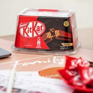 kitkat 雀巢奇巧 威化夹心巧克力饼干  216g*2+凑单品 送便当盒