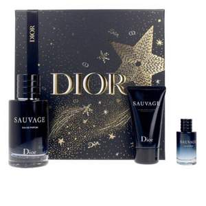 Dior 迪奥 Sauvage 旷野男士香氛圣诞套装（EDP 100ml+10ml+须后膏50ml）€111.09