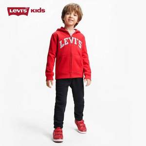 Levi's 李维斯 男童抓绒连帽卫衣