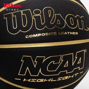Wilson 威尔胜 NCAA复刻版 室内外通用7号PU耐磨篮球