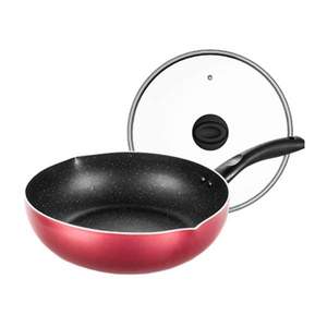 Midea 美的 CJ28WOK301 麦饭石色不粘炒锅 28cm