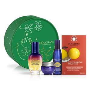 L'OCCITANE 欧舒丹 蜡菊面部护肤套装（星光瓶30ml+水30ml+霜8ml+磨砂膏6ml）€55.85