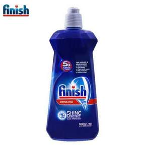 PLUS会员，Finish 亮碟 洗碗机专用漂洗剂 500ml *4件