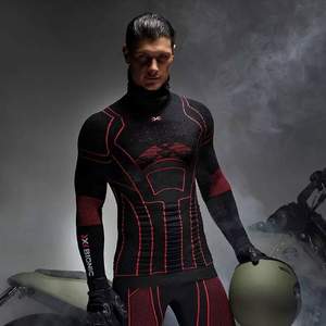 XS码，X-Bionic Moto Energizer 4.0 摩托车激能4.0 男士长袖运动上衣