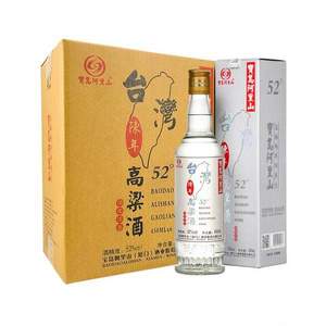 寶島阿里山 陳年 42度/52度臺灣高粱酒450mL*6瓶