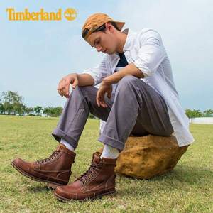 43码，Timberland 添柏岚 Earthkeepers 男士牛皮经典高帮靴 15551