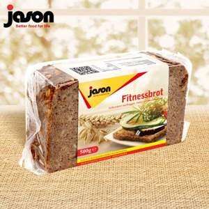 德國進(jìn)口 Jason 捷森 黑麥全麥/燕麥全麥/全谷物黑麥面包 500g