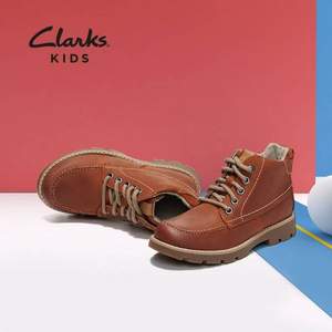 16点前，Clarks 其乐 Comet Moon 儿童英伦马丁靴 （24~30码）+凑单品
