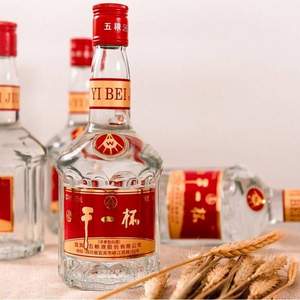 宜賓五糧液總廠生產，干一杯 50度濃香型白酒475mL*4瓶 禮盒裝