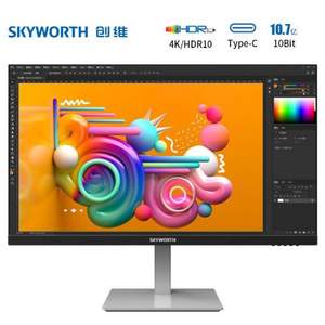 Skyworth 创维 28U1 28英寸IPS显示器（4K/112%sRGB）