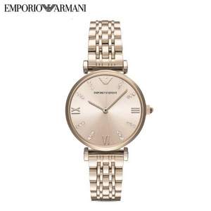Emporio Armani 安普里奥·阿玛尼 女款镶钻石英腕表 AR11059