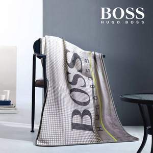 天猫会员店 × BOSS Hugo Boss 雨果·博斯 丝绒毯100×140cm 三色