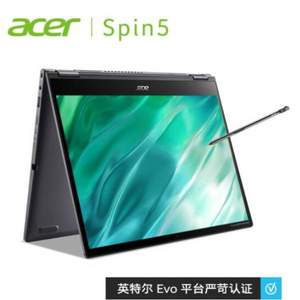 Acer 宏碁 蜂鸟Spin5 13.5英寸笔记本电脑（i5-1135G7、16GB、512GB、2K触控）