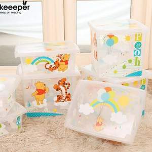 德国百年品牌，KEEEPER  迪士尼儿童玩具衣物收纳箱  