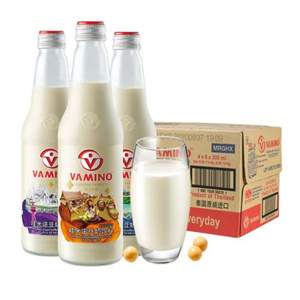 泰国61年老牌，Vamino 哇米诺 原味豆奶300ml*24瓶+凑单品