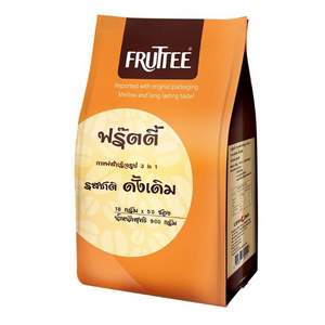 泰国进口，Fruttee 果咖 特浓三合一速溶咖啡 18g*50袋