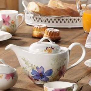 Villeroy & Boch 德国唯宝 Mariefleur 紫色迷情系列 陶瓷茶壶1.2L