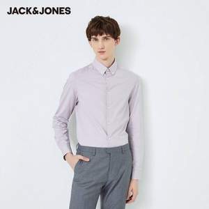 Jack Jones 杰克琼斯 男士纯棉长袖衬衫 3色