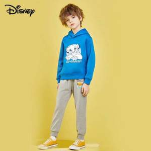 迪士尼 狮子王系列 男童春季新款休闲卫衣卫裤两件套（110~160码）多色