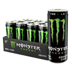 Monster 魔爪 黑魔爪 维生素饮料 330ml*12罐 