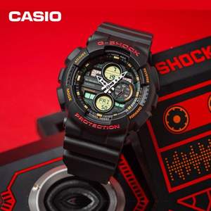 Casio 卡西欧 G-Shock系列 GA-140-1A4ER 男士多功能防水石英手表