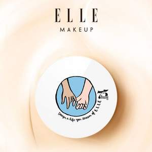 ELLE 75周年限定款美肤哑光气垫BB霜 2色  赠净颜卸妆湿巾*2