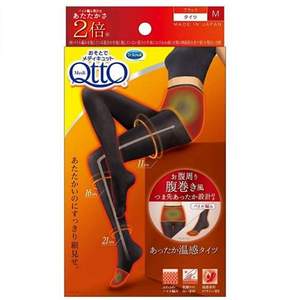 M码，Dr.Scholl 爽健 QttO 发热纤腿连裤袜 外出型