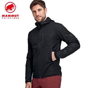 Mammut 猛犸象 Ultimate VI 男士防風(fēng)連帽軟殼 XL碼