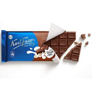 临期低价，芬兰进口 Fazermint 菲泽 榛子巧克力24小块共145g*2件