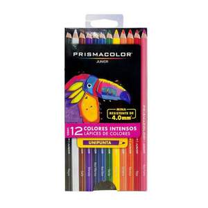 美国Sanford旗下，Prismacolor 霹雳马 Junior系列 初阶油性彩色铅笔12色