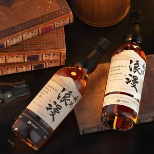 日本原瓶进口，Nagahama Roman 长滨浪漫 调和威士忌700mL 赠尊尼获加红牌1瓶
