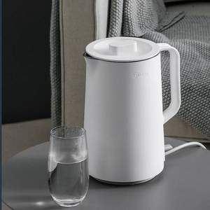 <span>白菜！</span>Midea 美的 304不銹鋼雙層防燙電熱水壺 1.5L（分離式壺蓋）SH15Q1-201