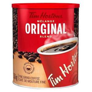 加拿大国宝咖啡，TIM HORTONS 精细研磨咖啡粉 1.36kg