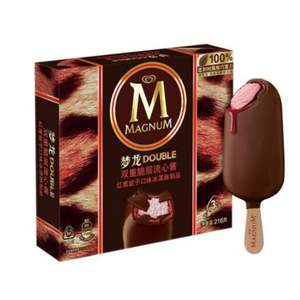 限地区，梦龙 双重脆层流心酱红冰淇淋 覆盆子口味 72g*3支*5件