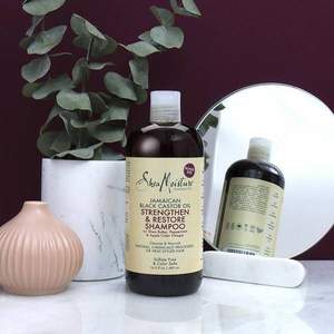 Shea Moisture 牙买加蓖麻油 强韧修护洗发水482mL