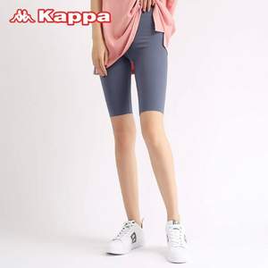 Kappa 卡帕 KP1L01 2021新款女士五分运动紧身裤鲨鱼裤 2条