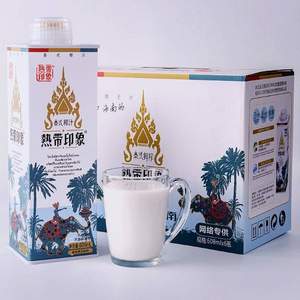 热带印象 新鲜网红泰式椰汁600ml*6瓶