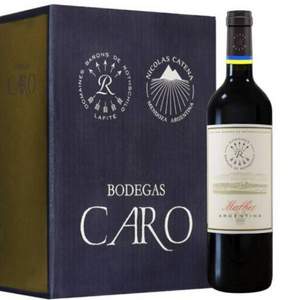 阿根廷进口，拉菲 凯洛系列 马尔贝克干红葡萄酒 750mL*6瓶 整箱装