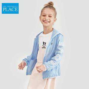 北美童装TOP品牌，The Children's Place 2021夏季新款女童轻薄可收纳连帽防晒衣（120~160码）4色