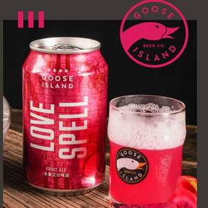 GOOSEISLAND 鵝島 定情鵝火龍果風(fēng)味精釀啤酒 330ml*12聽 整箱