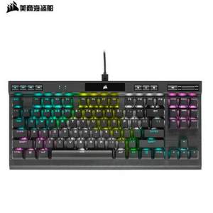 USCORSAIR 美商海盗船 K70 RGB TKL 竞技版 87键机械键盘（RGB、银轴）