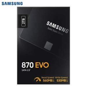 SAMSUNG 三星 870 EVO SATA3.0 2.5英寸SSD固態(tài)硬盤 2TB