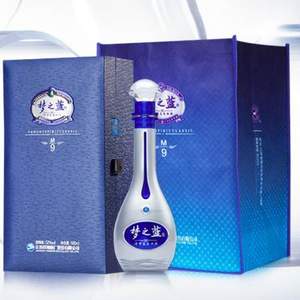 顶级系列 洋河 梦之蓝 M9 52度浓香型白酒  500ml