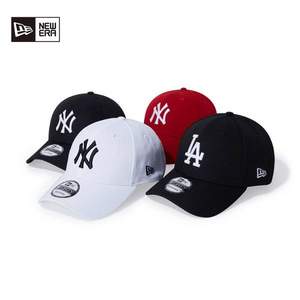 New Era 纽亦华 纽约洋基队 9Forty 可调节棒球帽 10745455 白色